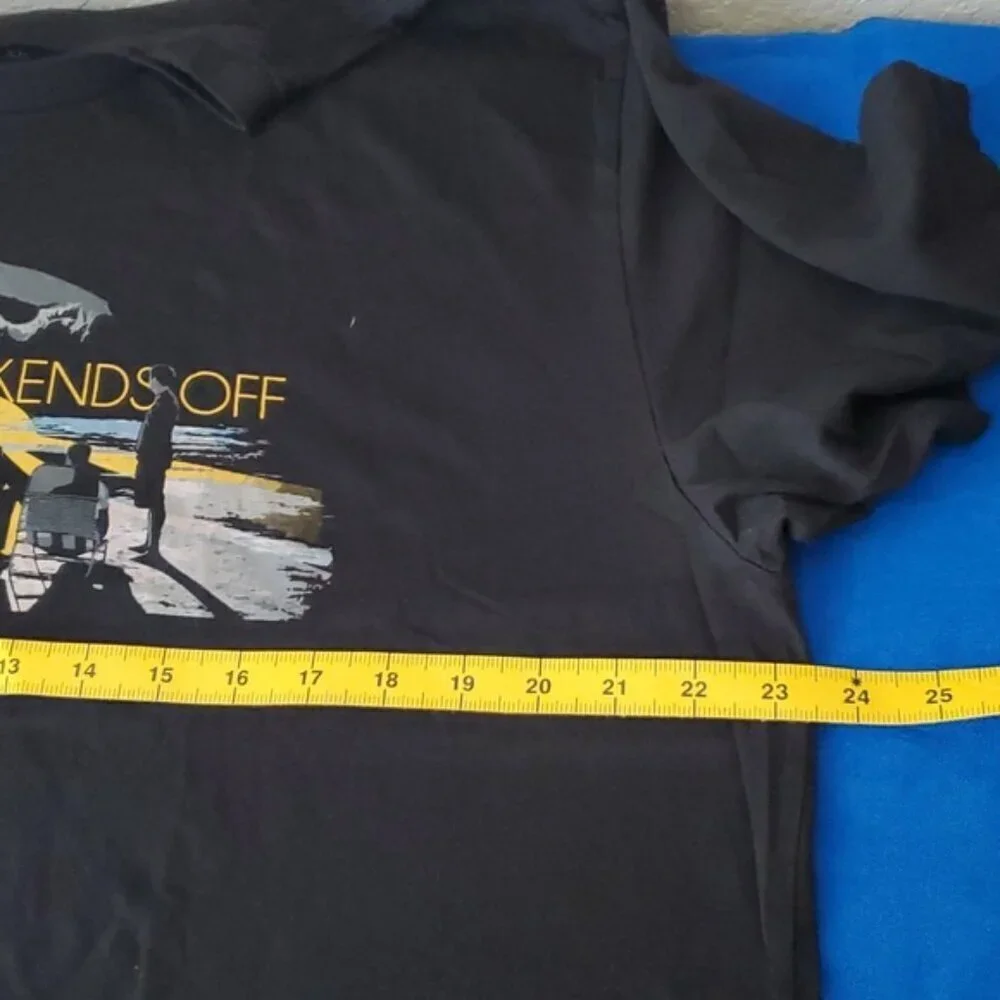 Weekends Off Guys Trip Travis Mathew XL black t-shirt